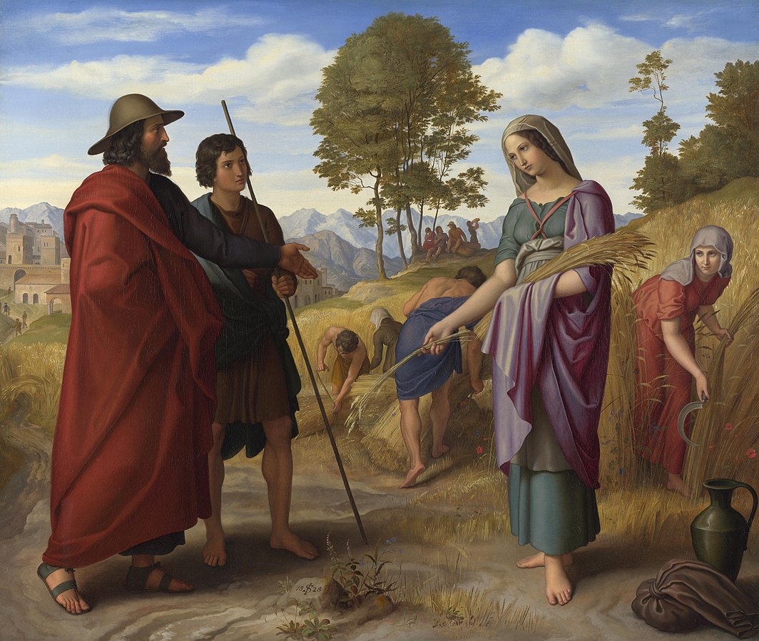 Julius Schnorr von Carolsfeld (1794–1872): Ruth in Boaz’s Field, (1828)